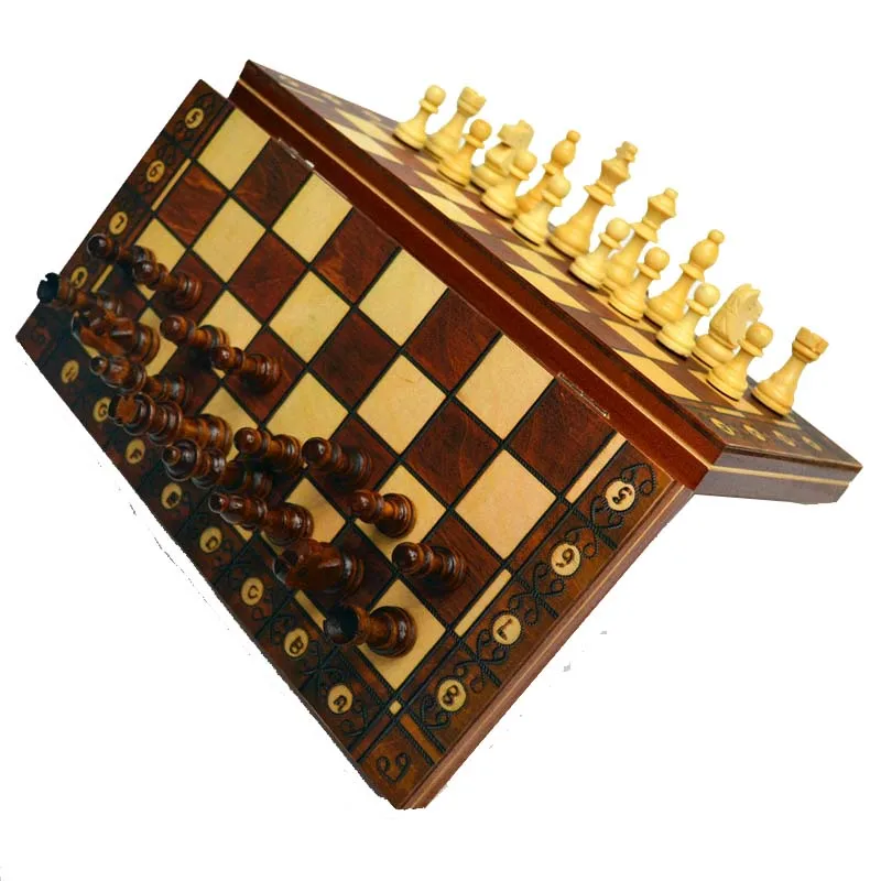 Petition Sandals Moral La reducere! Internațional De șah Piese Super Joc Magnetic Figurina Din  Lemn De Călătorie Set De Sah Pliabile De șah, Table De Dame 3 în 1 \ Priza  > Bboshop.ro